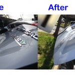 hatchback dent repair before and after